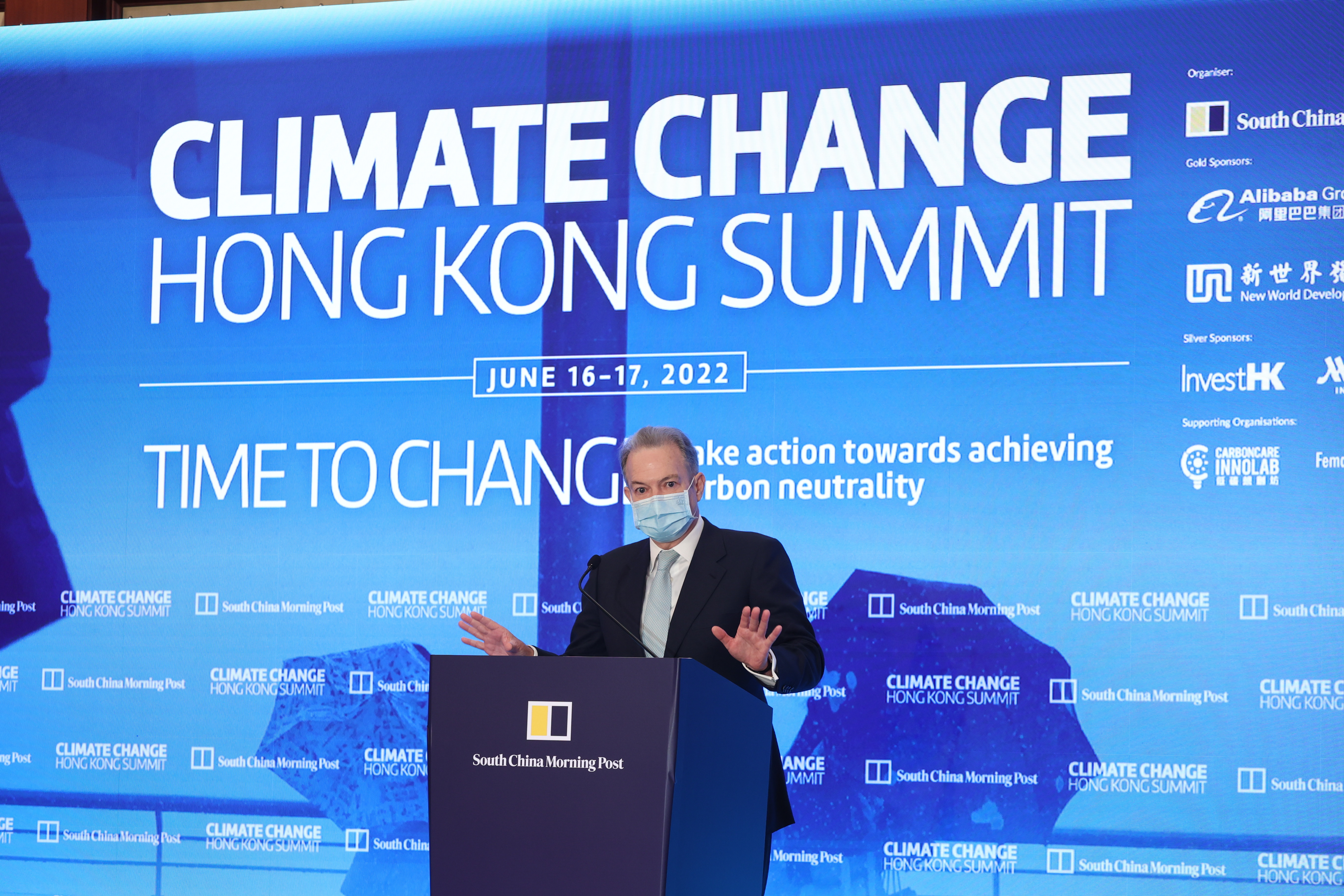 CLP Chief Executive Officer Richard Lancaster highlighted the key role of the electricity sector in Hong Kong’s transition to a carbon neutral economy at the SCMP Climate Change Summit in June